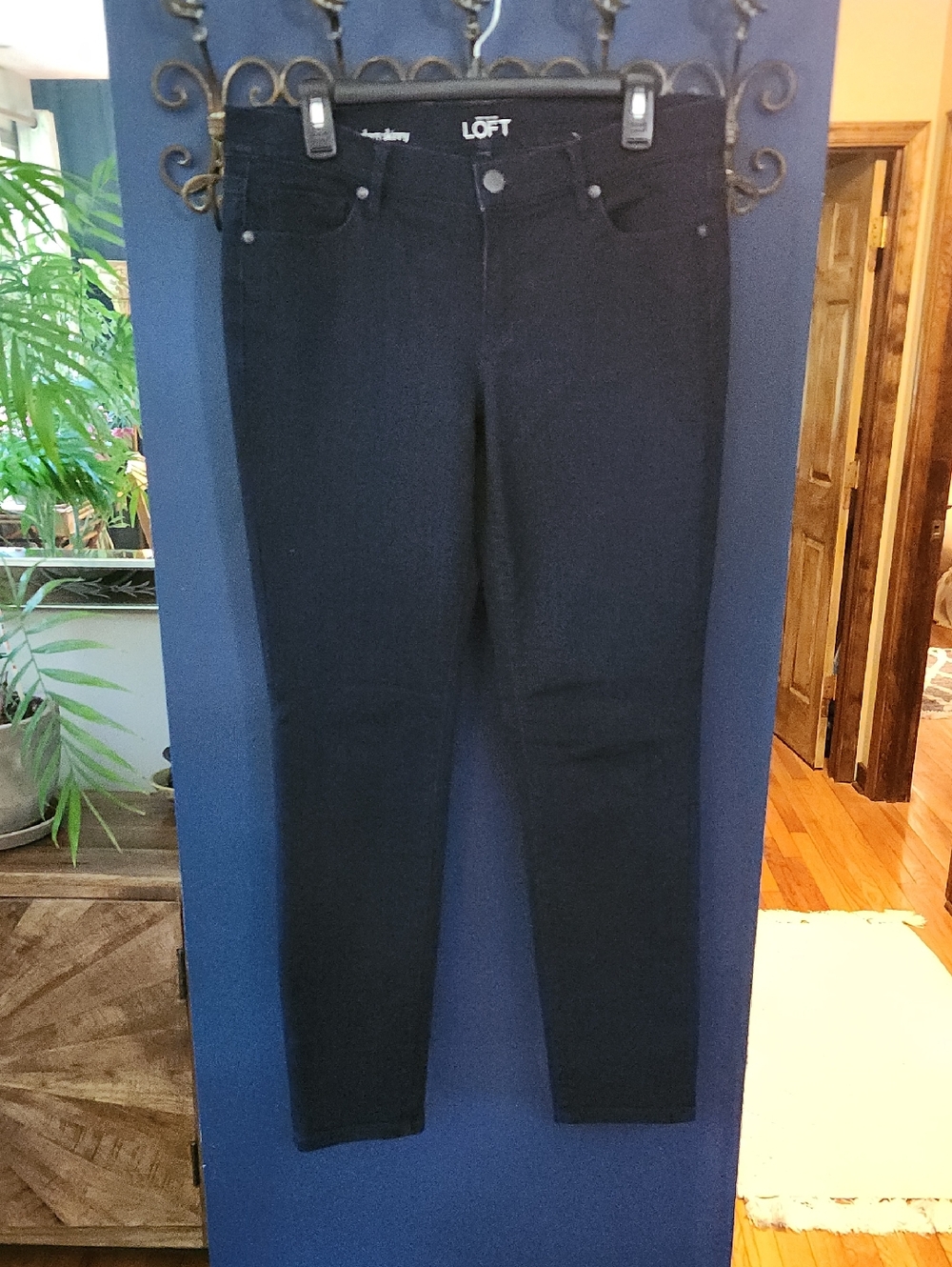 LOFT Black Modern Skinny 30" Inseam Jeans